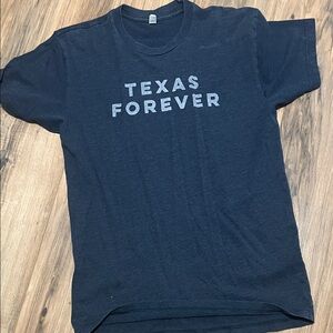 Next Level Apparel Dark Blue 'Texas Forever' Tee